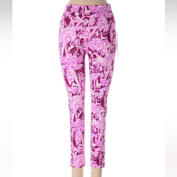 NWT Lilly Pulitzer WEEKENDER HIGH RISE MIDI, MULBERRY WILD RIDE - Picture 6 of 10